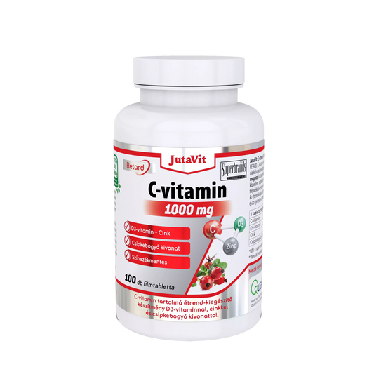 JUTAVIT C-vitamin slow release + Vitamin D3 + Zinc (100 tab.)