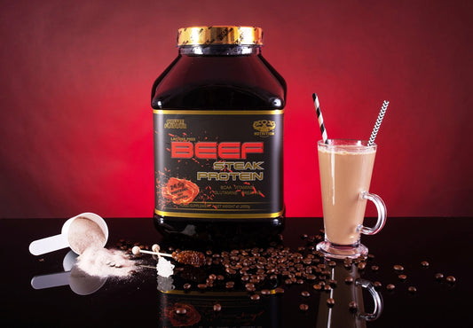 BEEF STEAK PROTEIN COFFEE